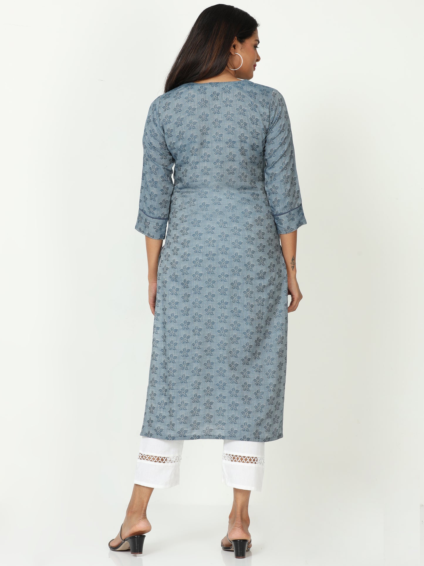 Cotton Jacquard Long kurta