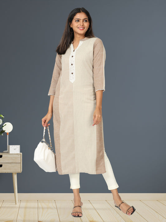 Cotton Woven Long Kurta