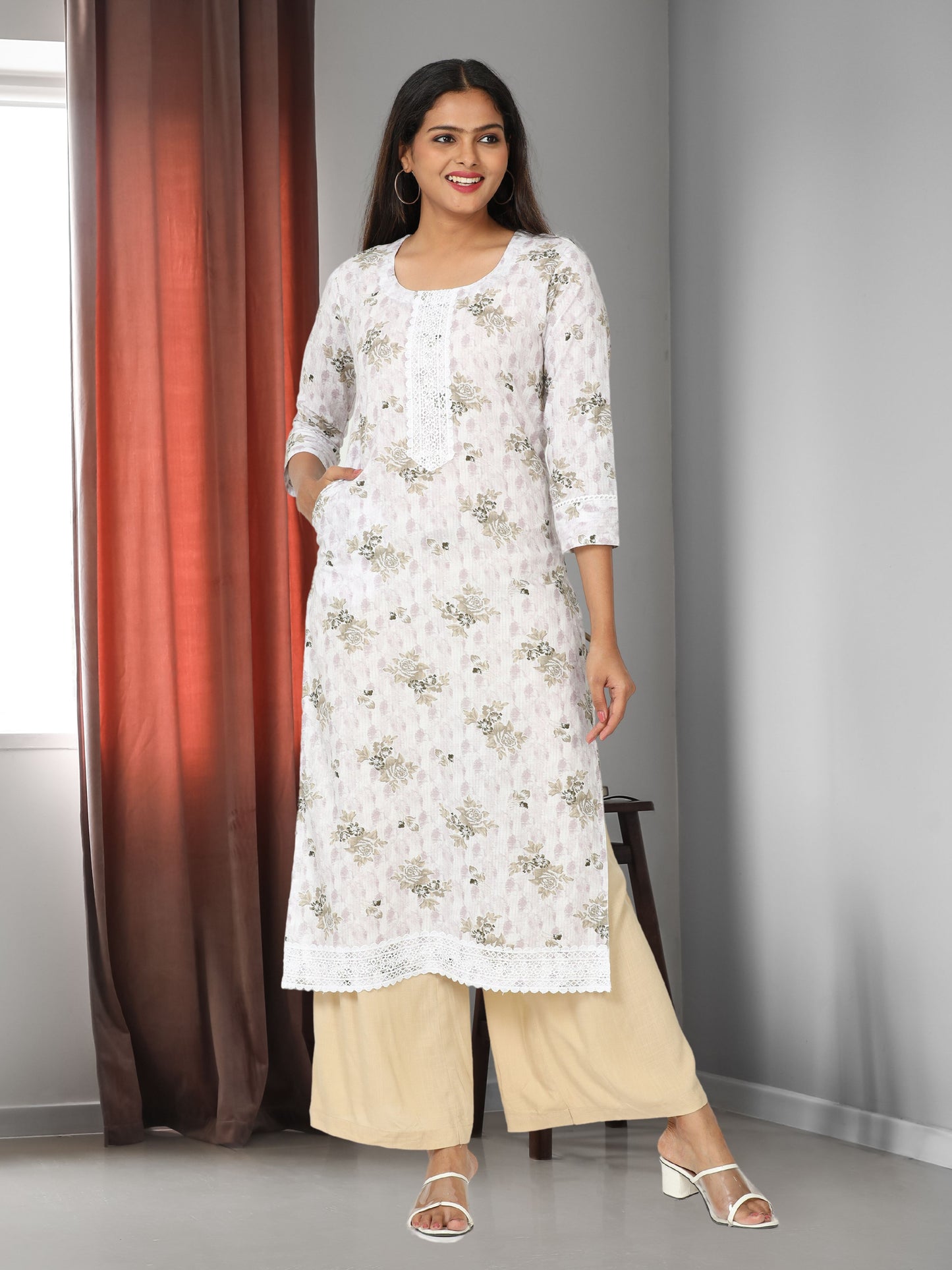 Cotton Digital Printed Long Kurta