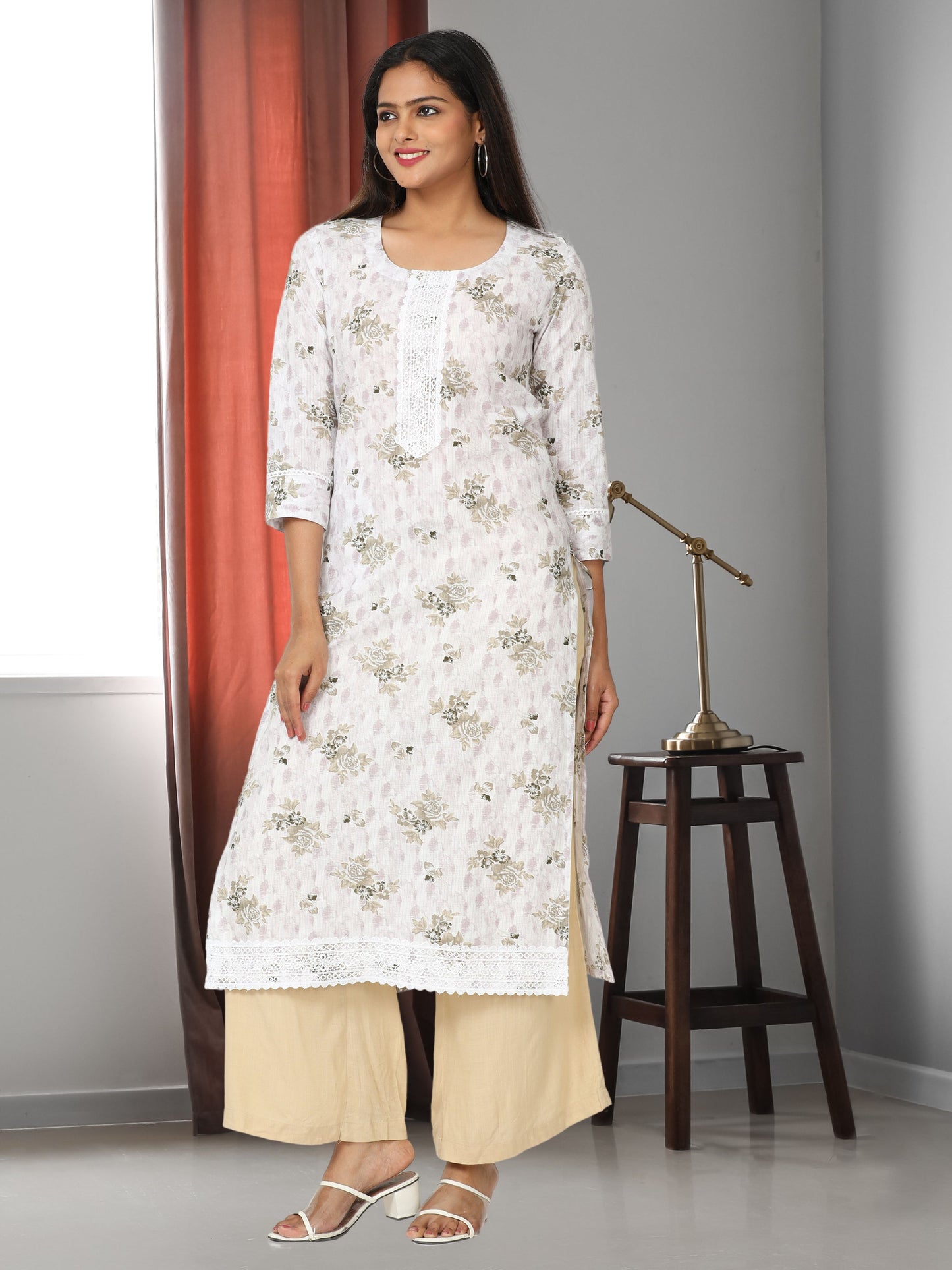 Cotton Printed Long Kurta