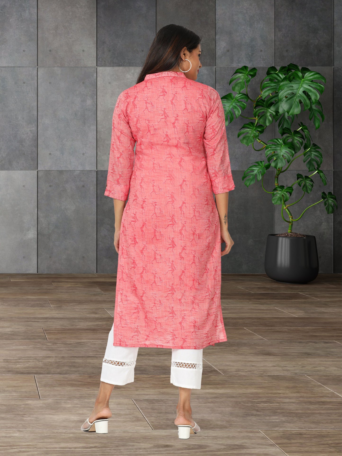 Cotton Jacquard Long kurta