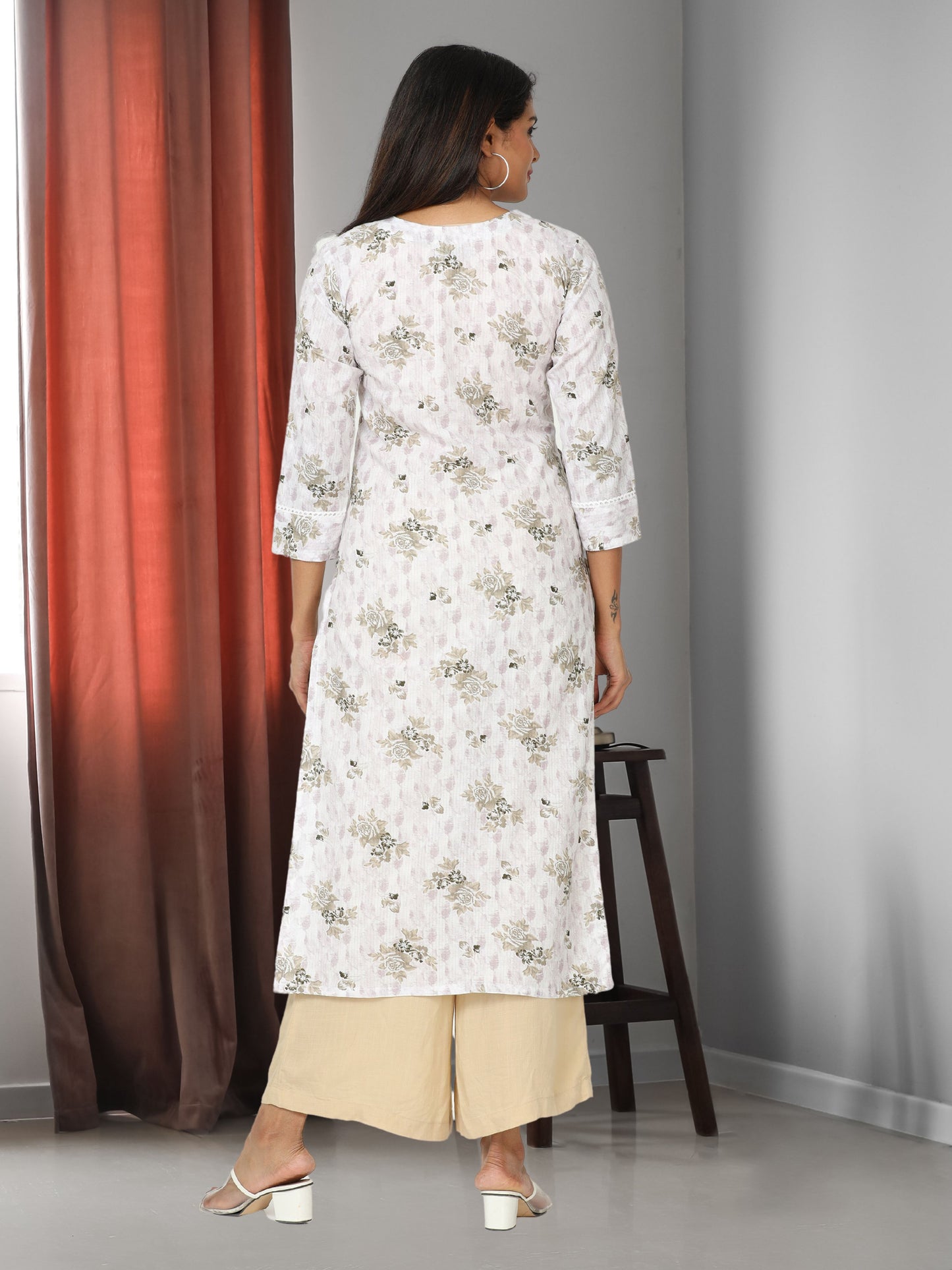 Cotton Printed Long Kurta