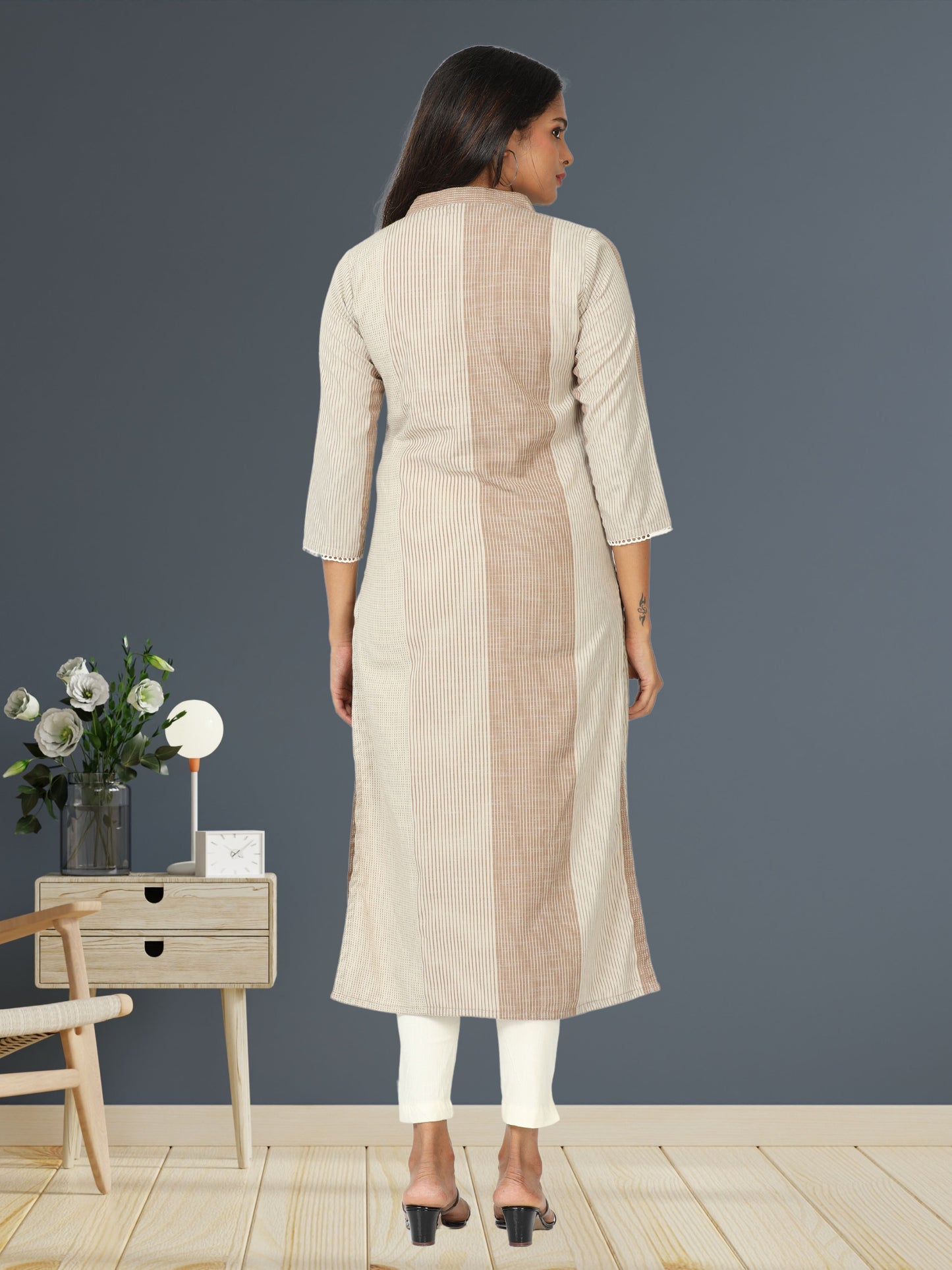 Cotton Woven Long Kurta
