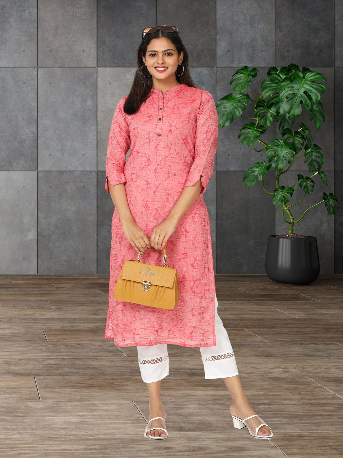 Cotton Jacquard Long kurta