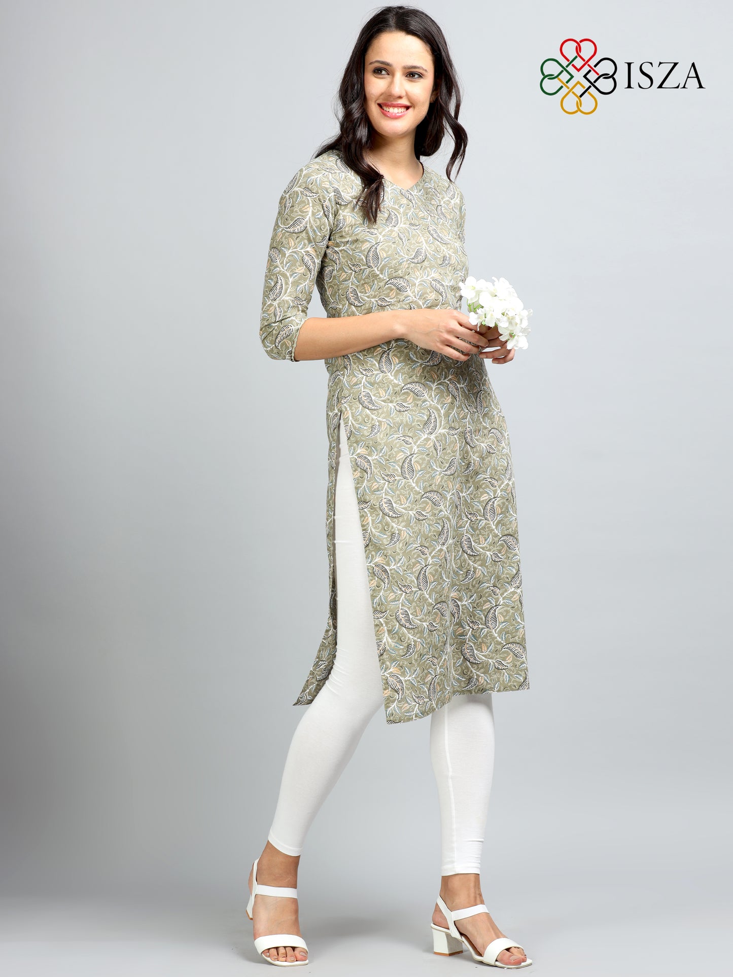 Cotton Block Printed Long Kurta