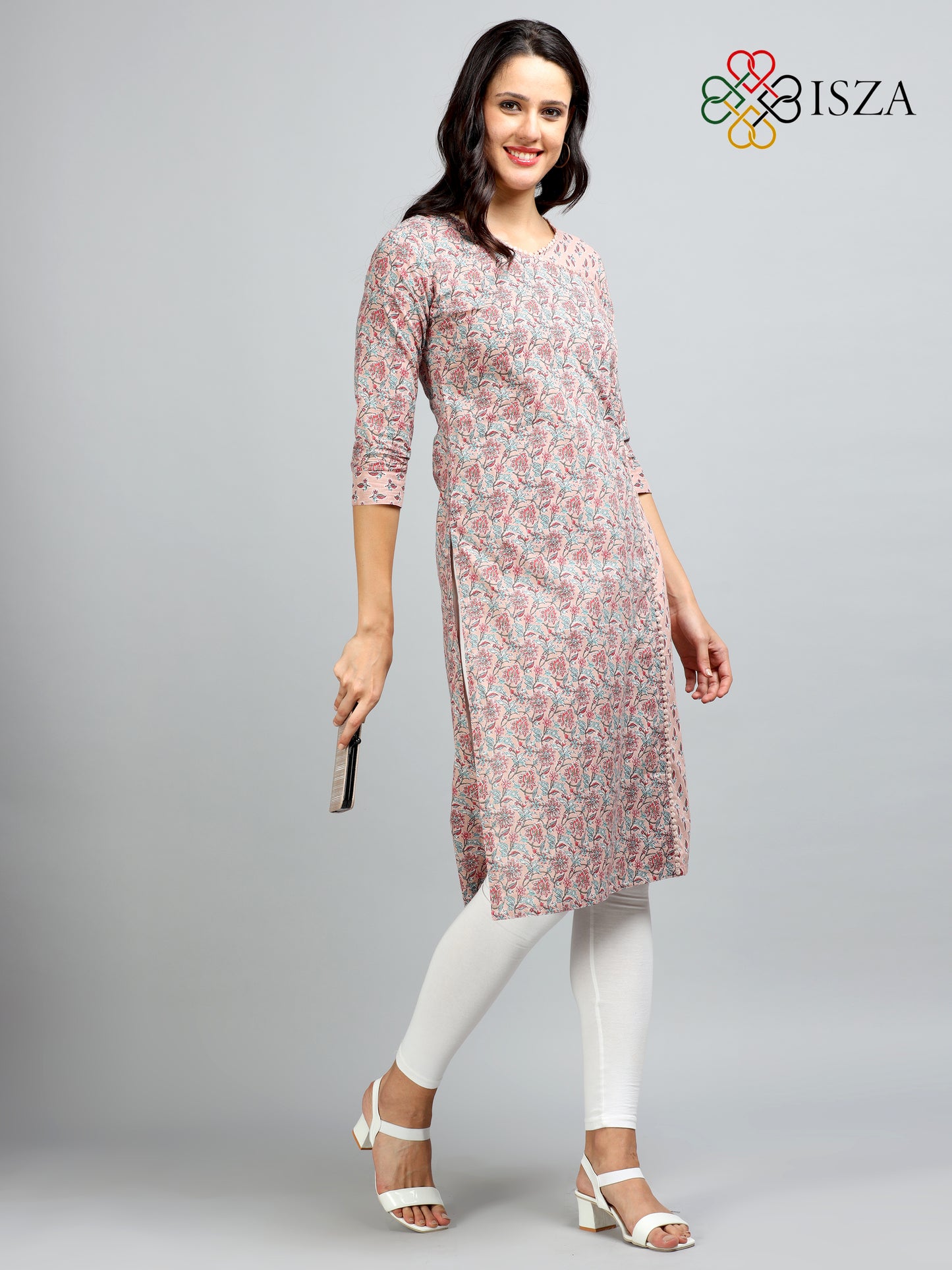 Cotton Block Printed Long Kurta