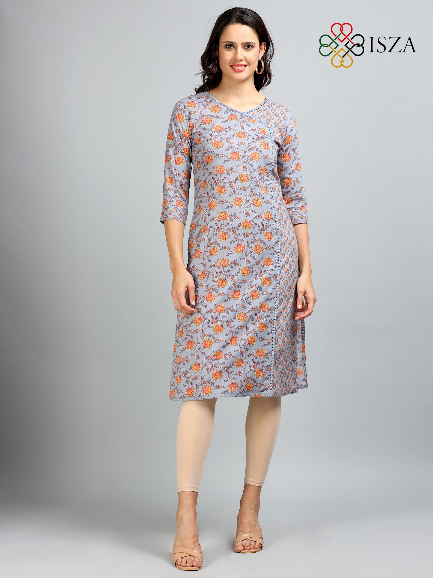 Cotton Block Printed Long Kurta
