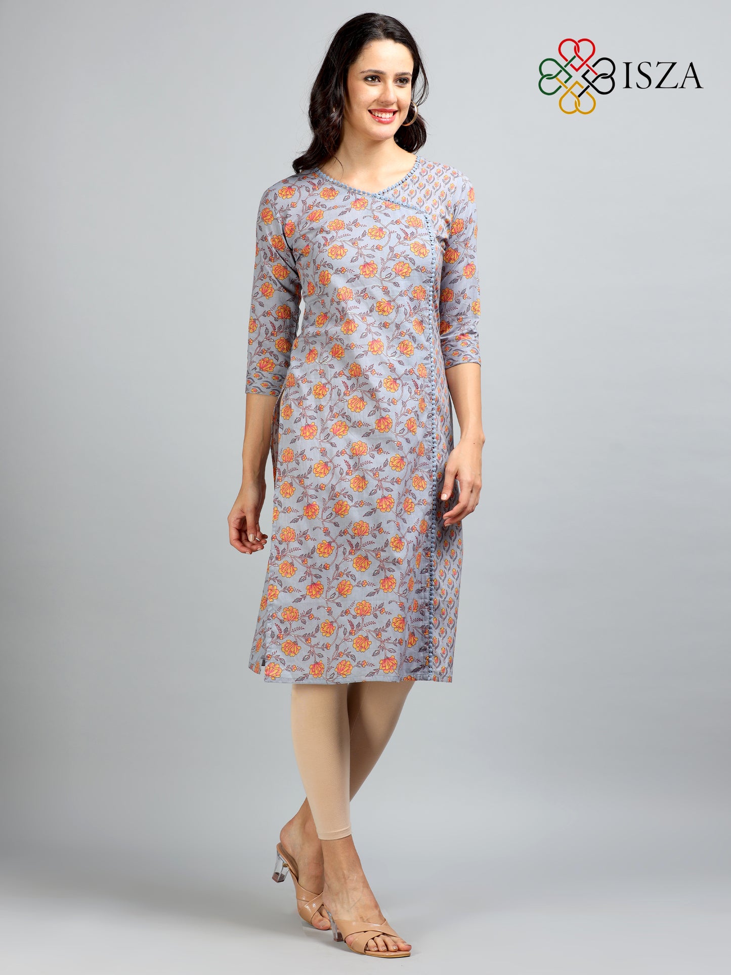 Cotton Block Printed Long Kurta