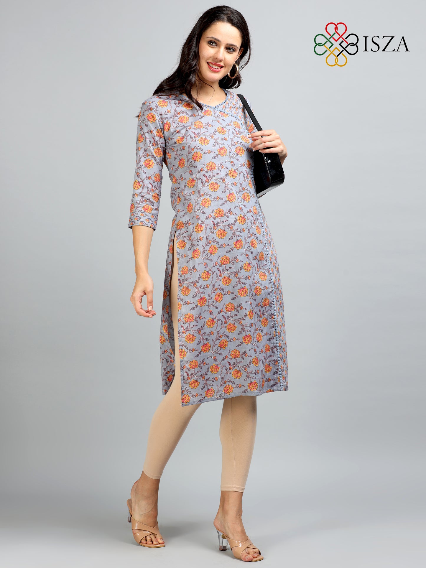 Cotton Block Printed Long Kurta
