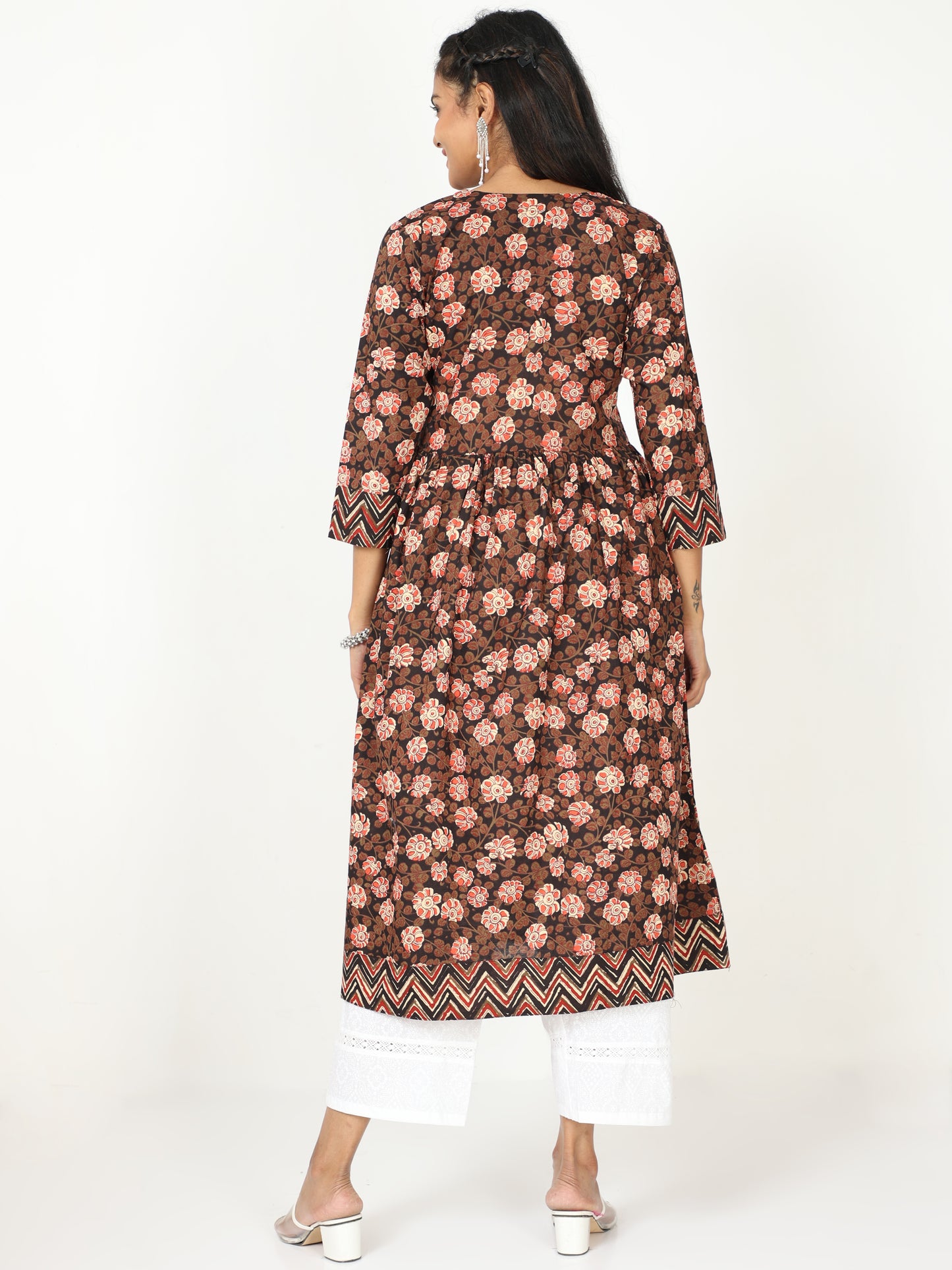 Cotton Block Printed Long Kurta