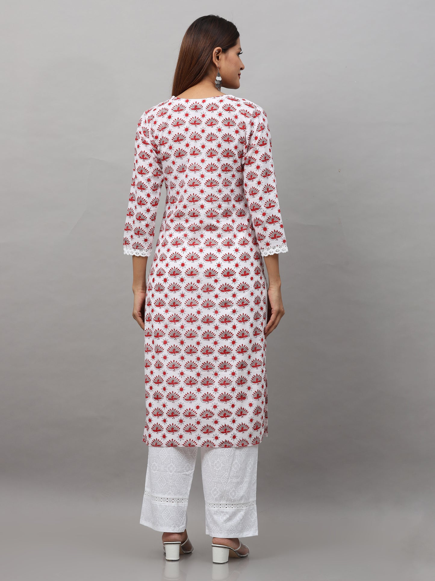 Cotton Block Printed Long Kurta