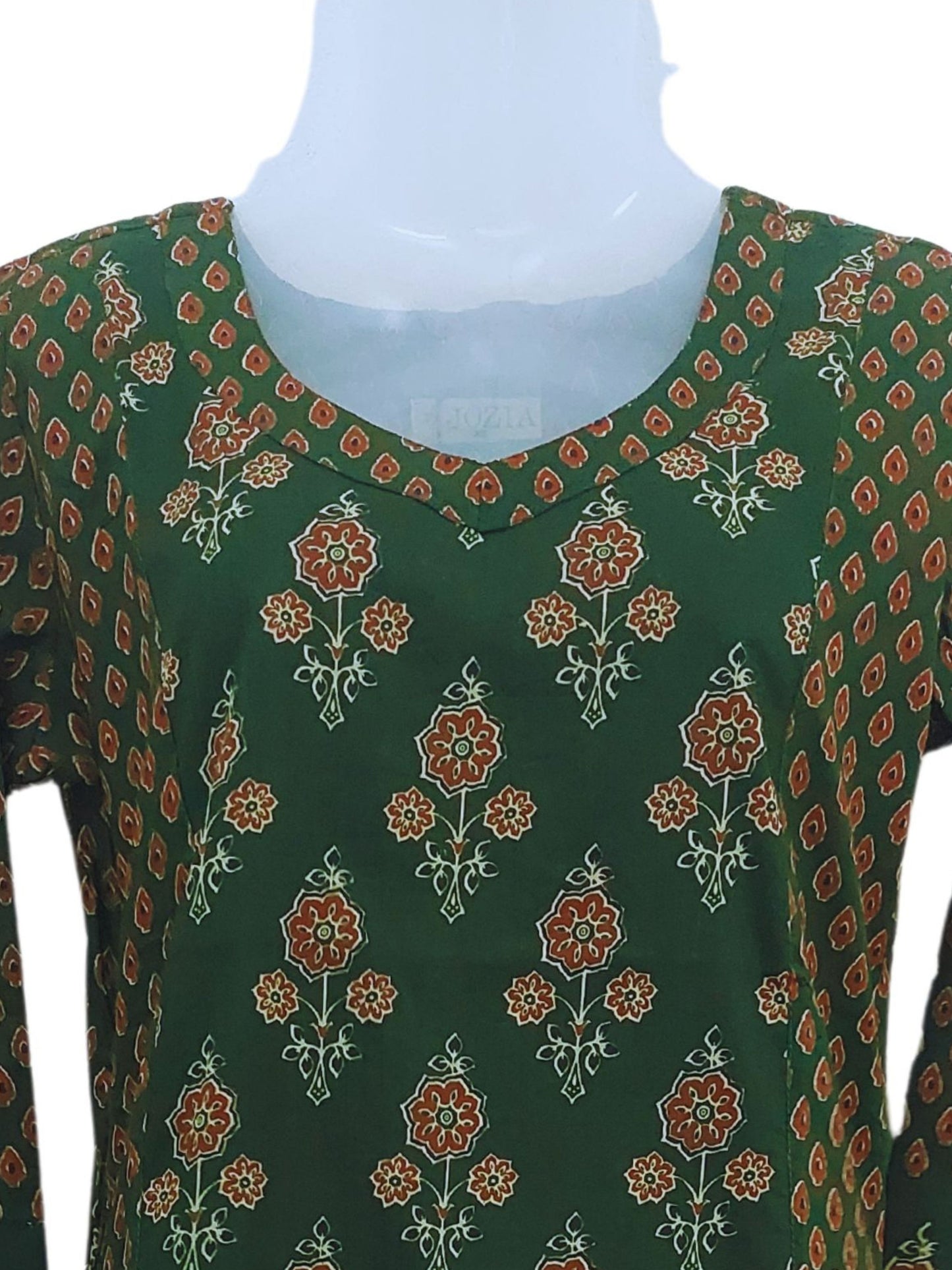 Cotton Block Printed Long Kurta