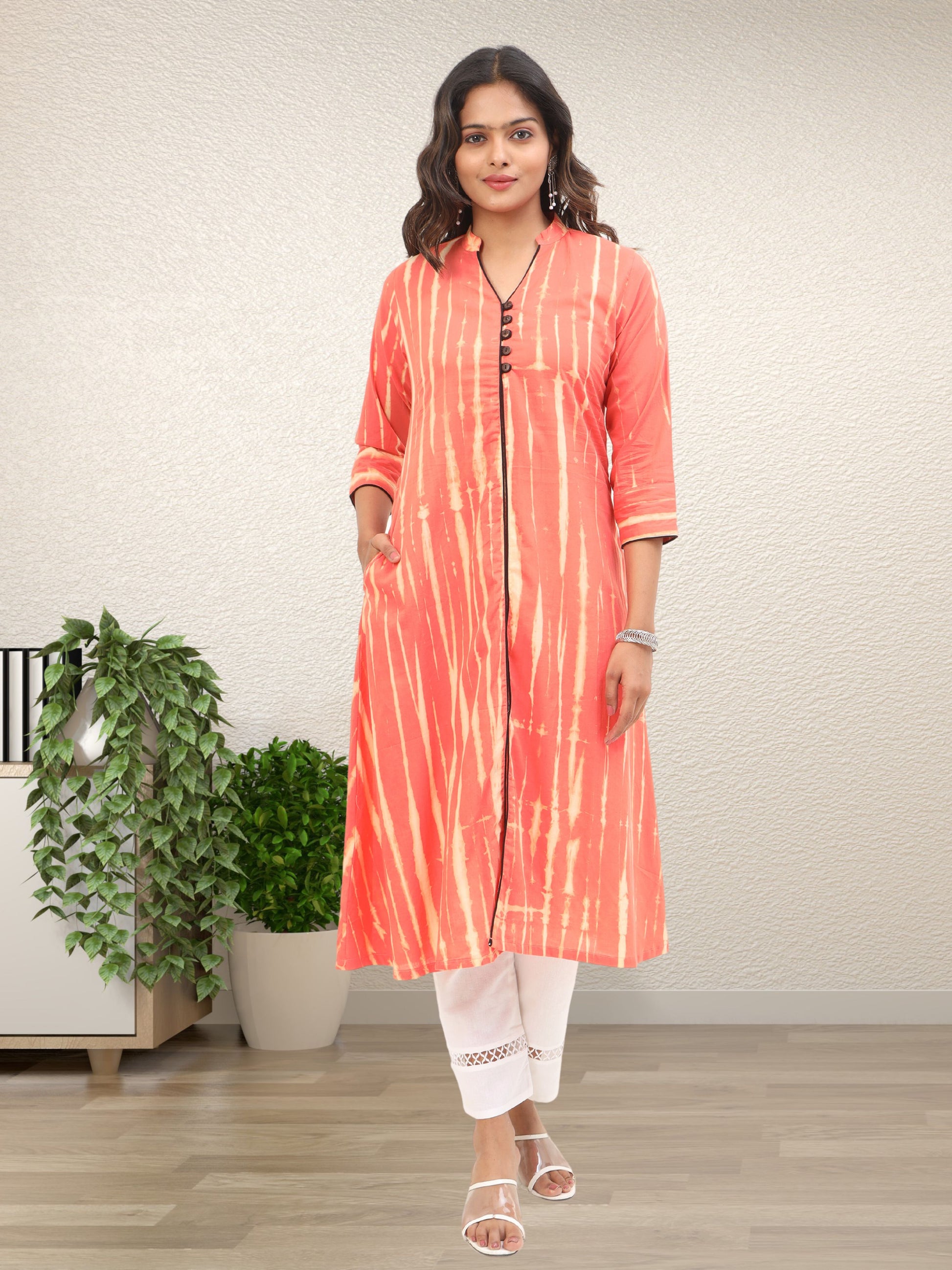 Cotton Tie & Dye long kurta