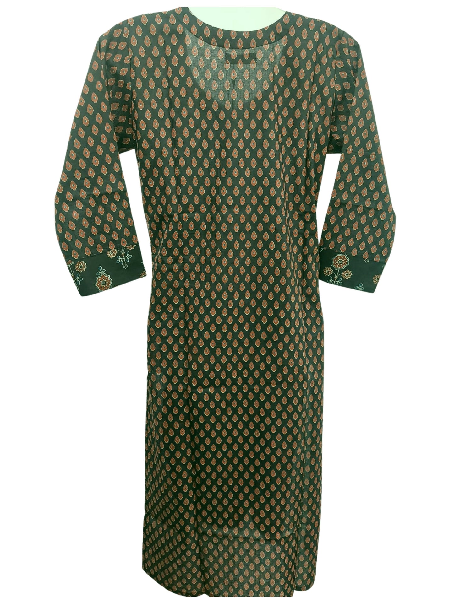 Cotton Block Printed Long Kurta