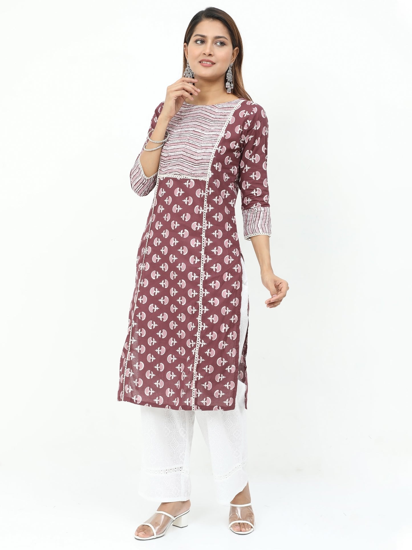 Cotton Block Printed Long kurta