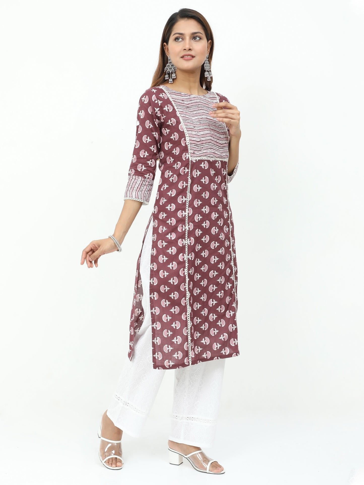 Cotton Block Printed Long kurta