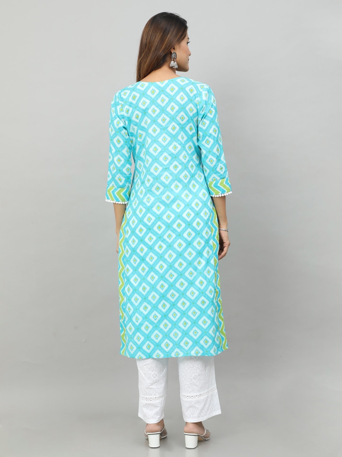 Cotton Block Printed Long Kurta