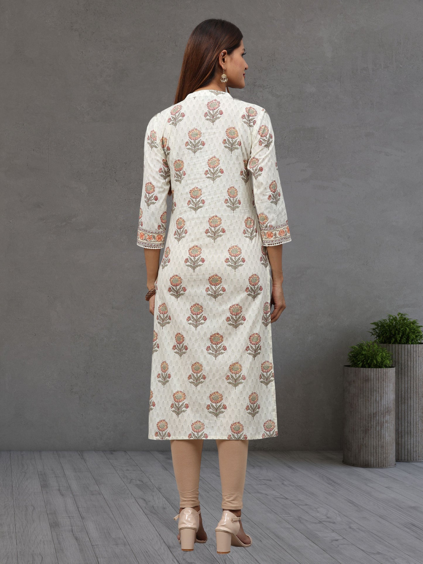 Cotton Block Printed Long Kurta
