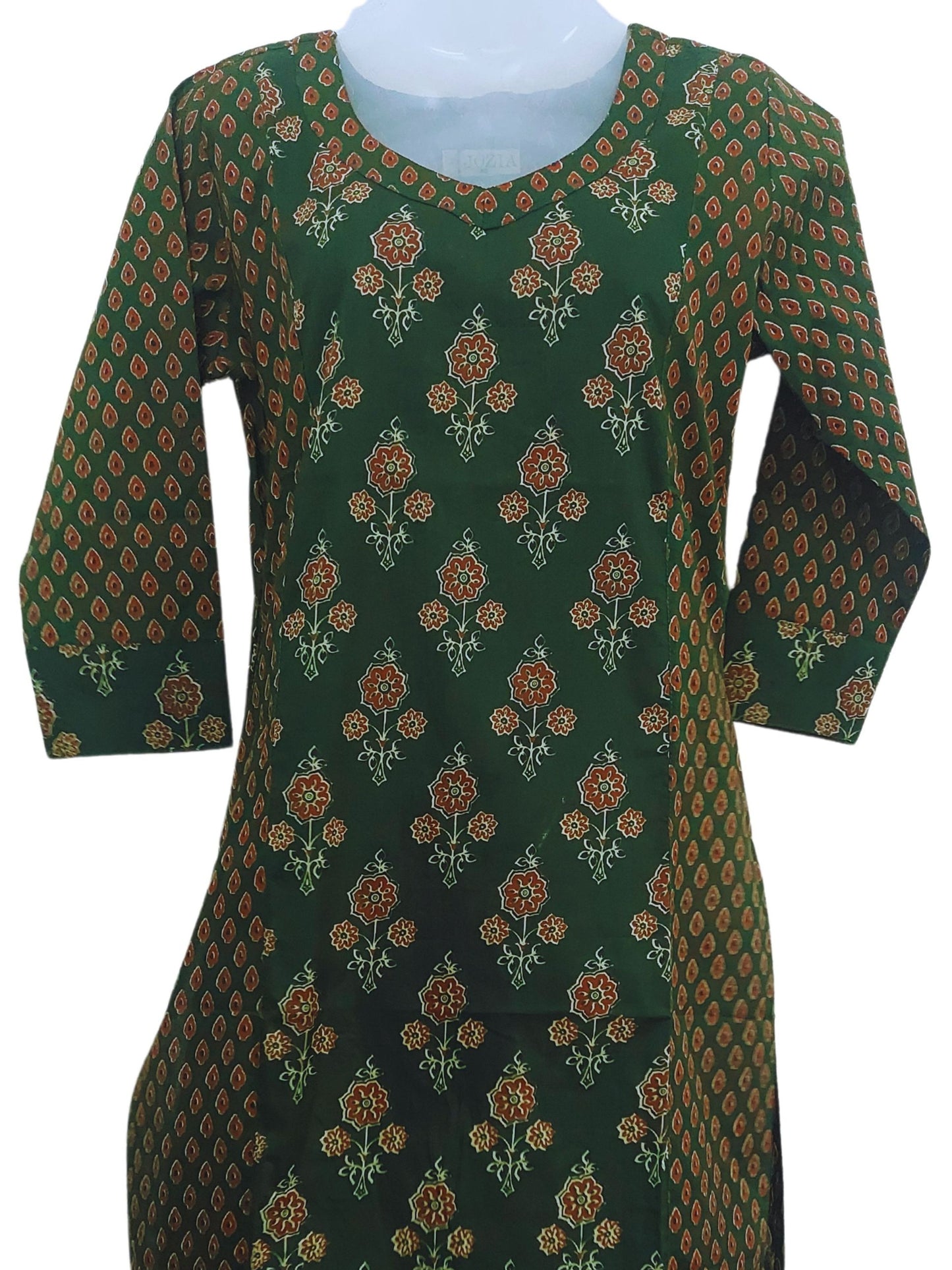 Cotton Block Printed Long Kurta