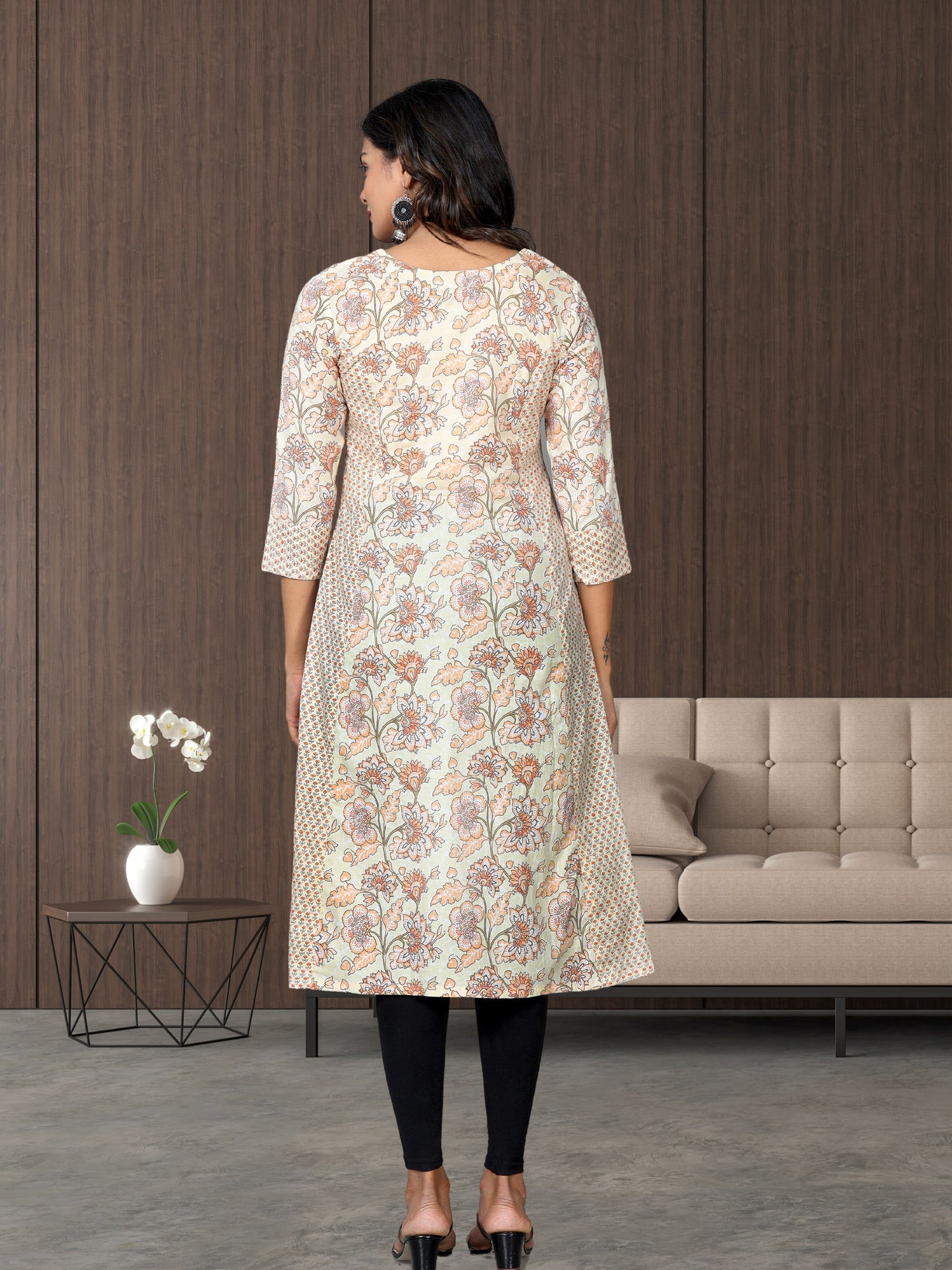 Cotton Block Printed Long kurta