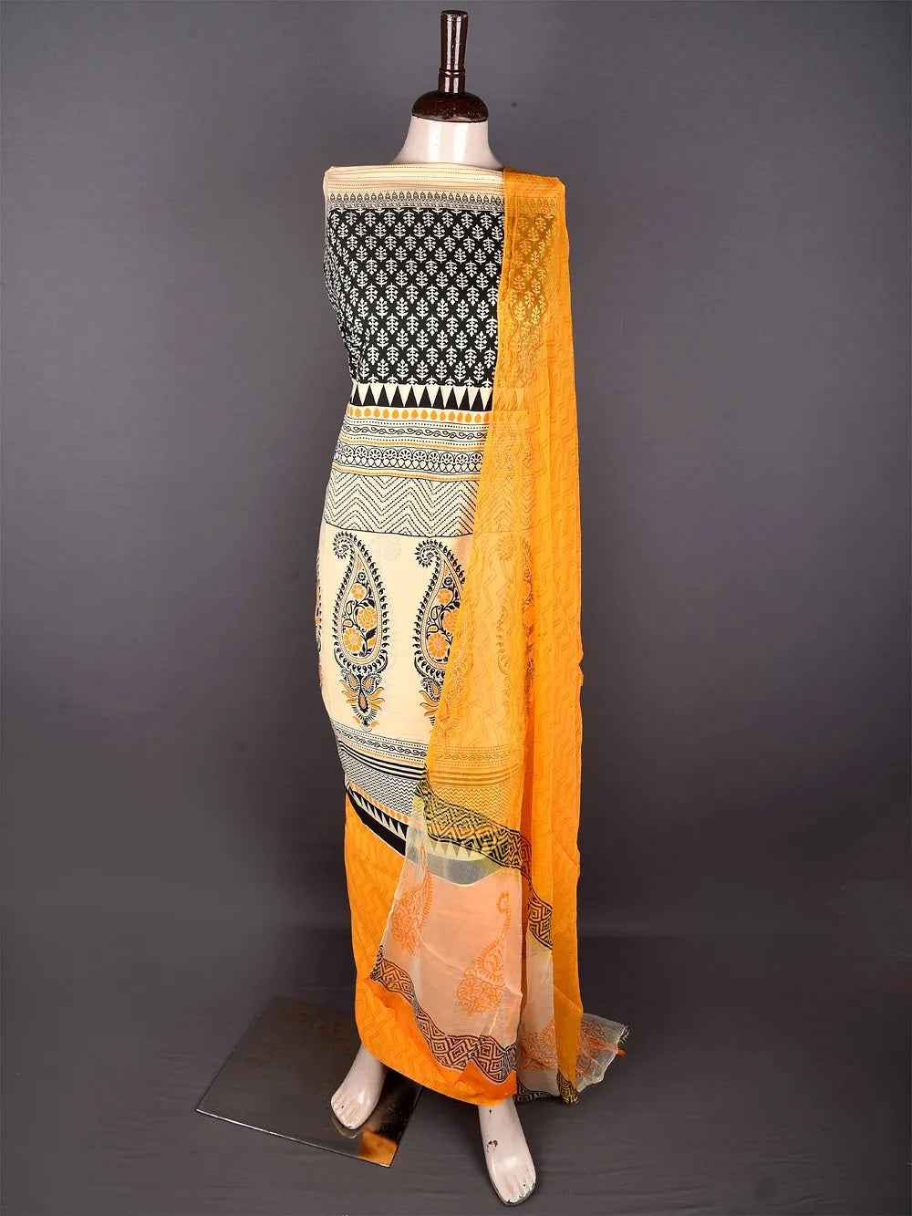Cotton Block Printed Suit Set