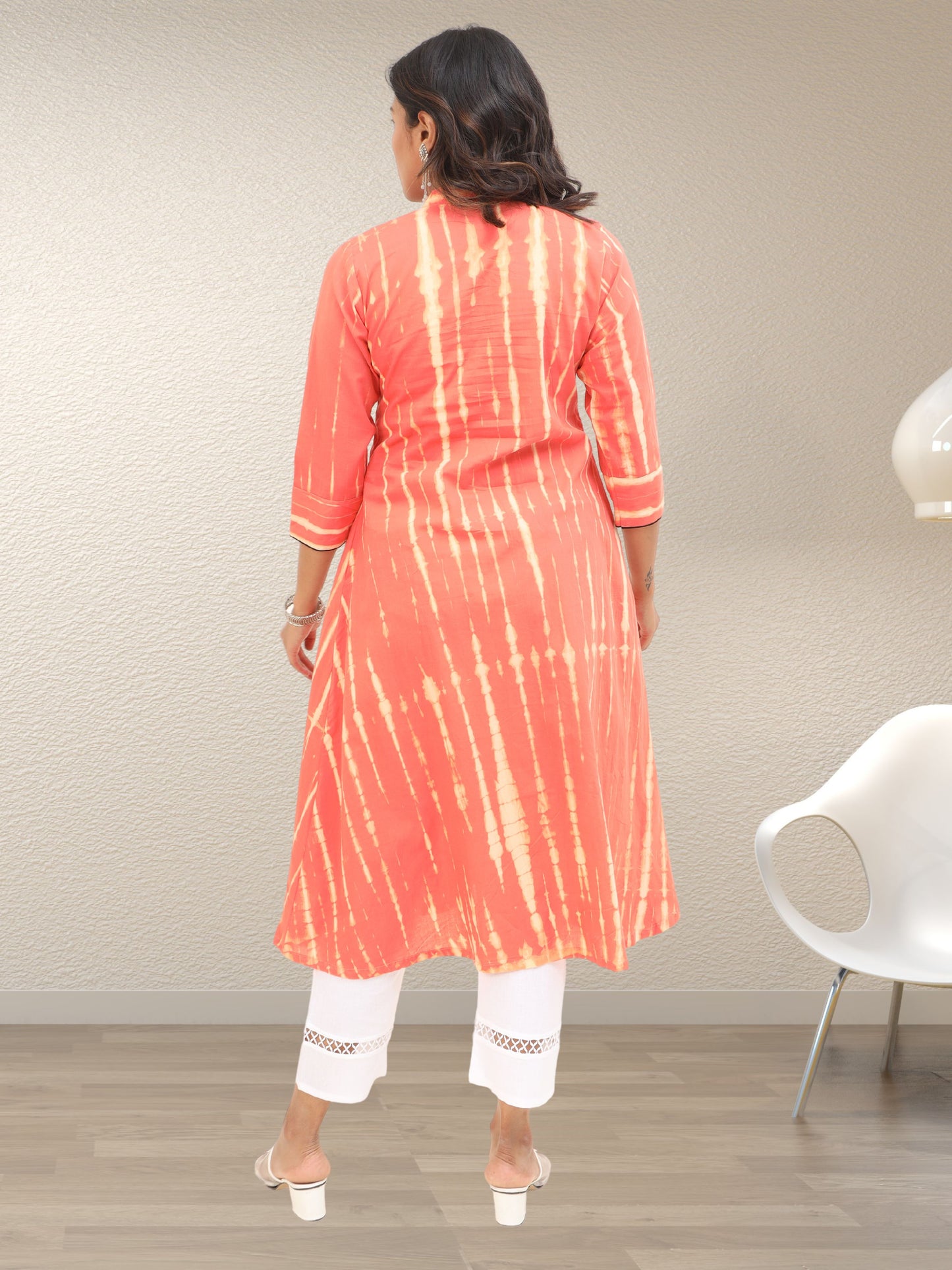 Cotton Tie & Dye Long Kurta