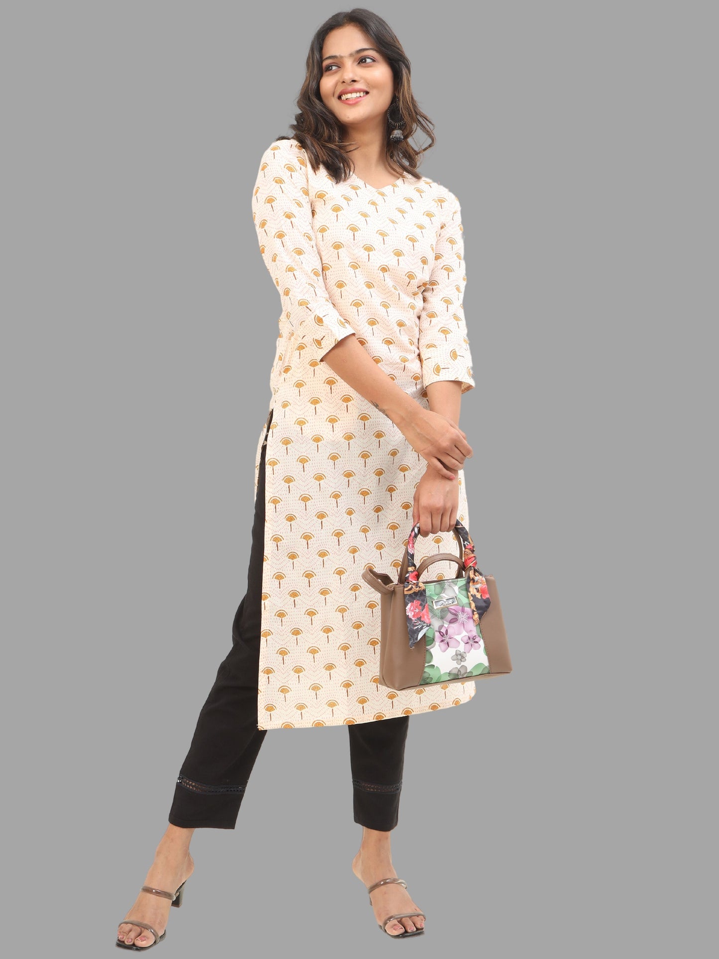 Cotton Block Printed Long Kurta