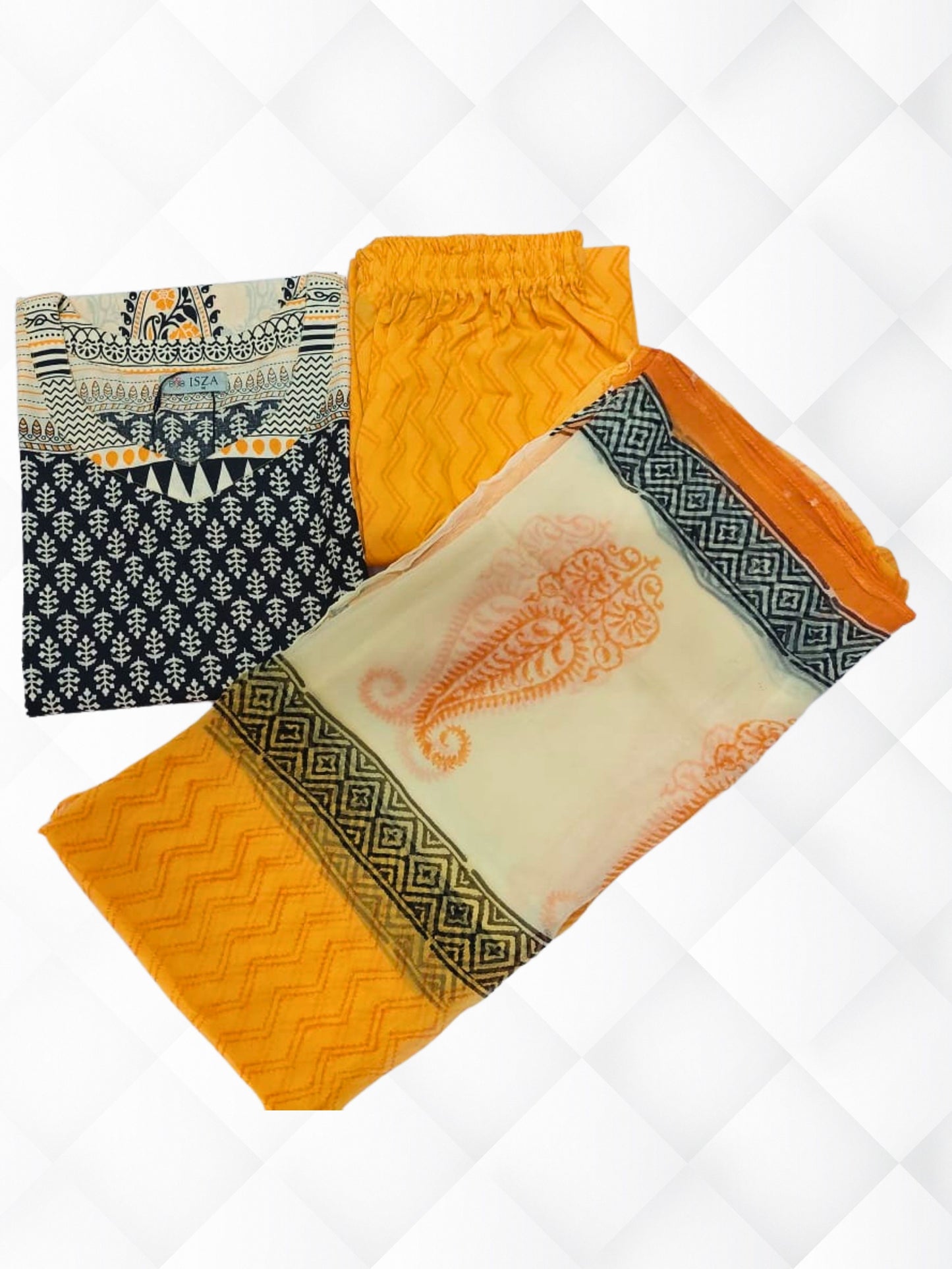 Cotton Block Printed Suit Set