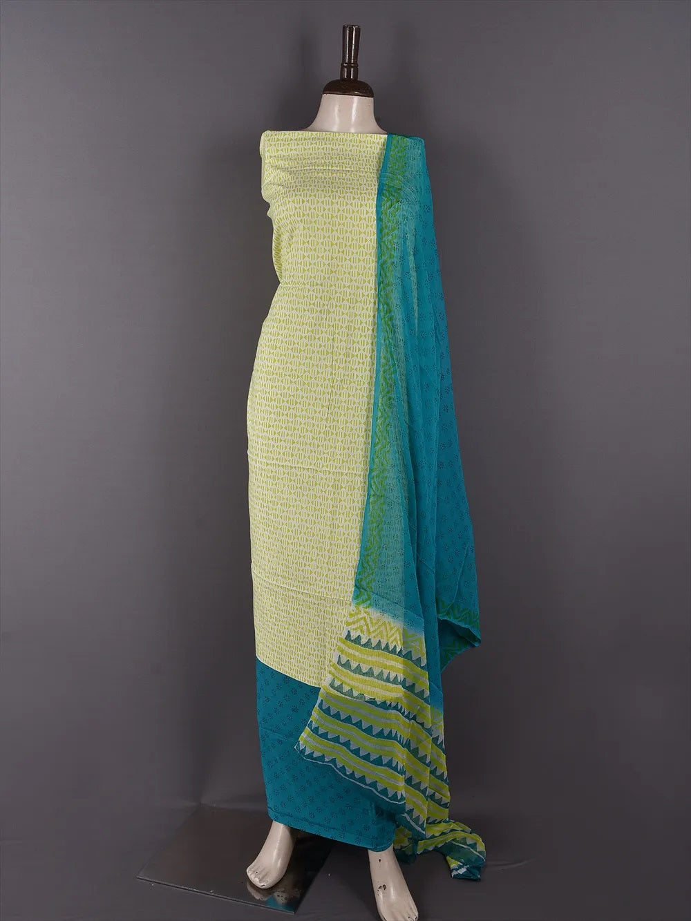 Cotton Suits with Pure Chiffon Duatta