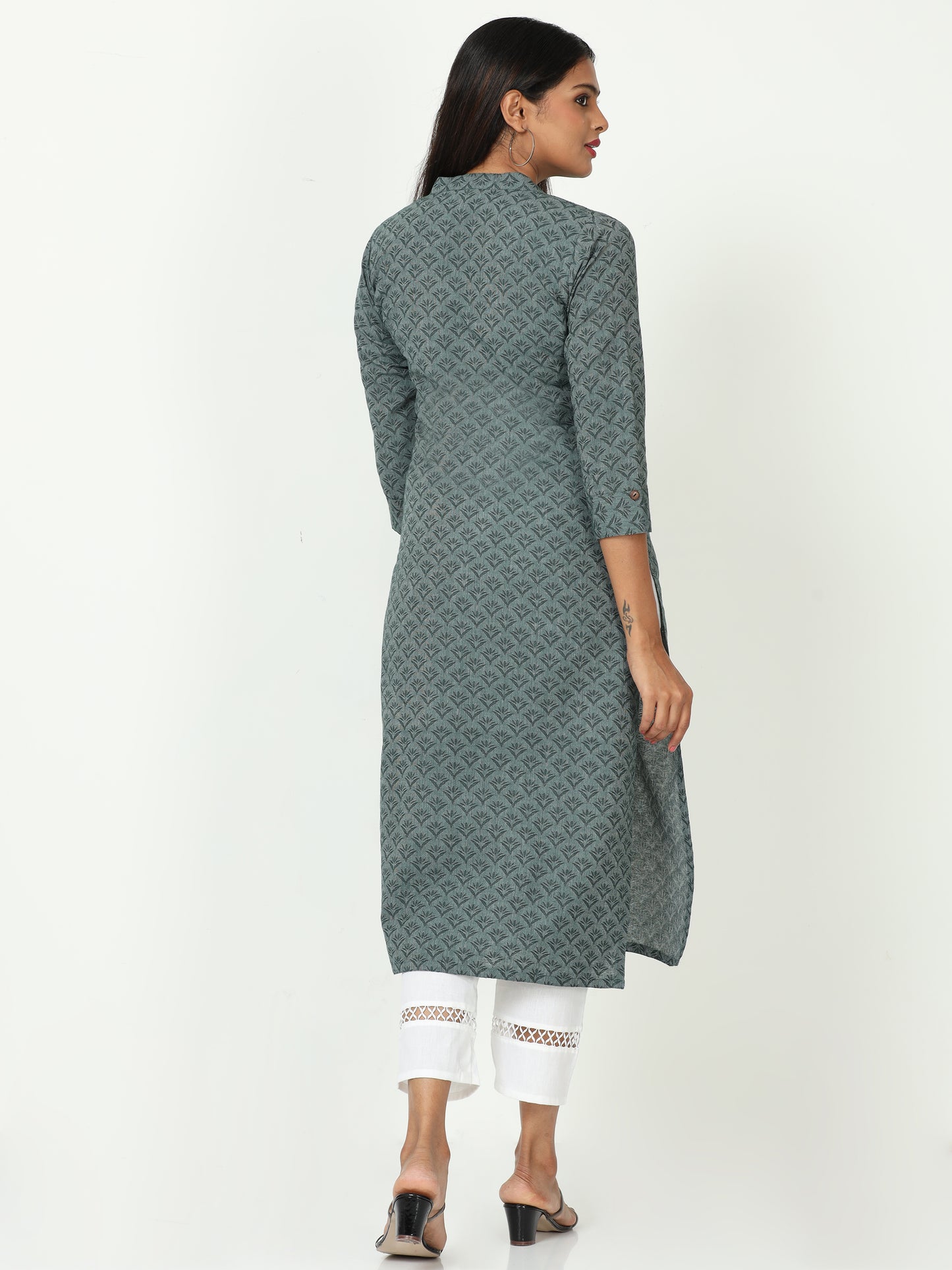 Cotton Jacquard Long kurta