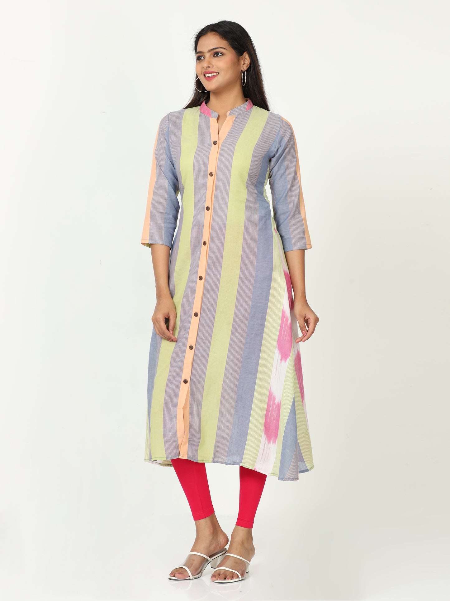 Cotton Ikat Long Kurta