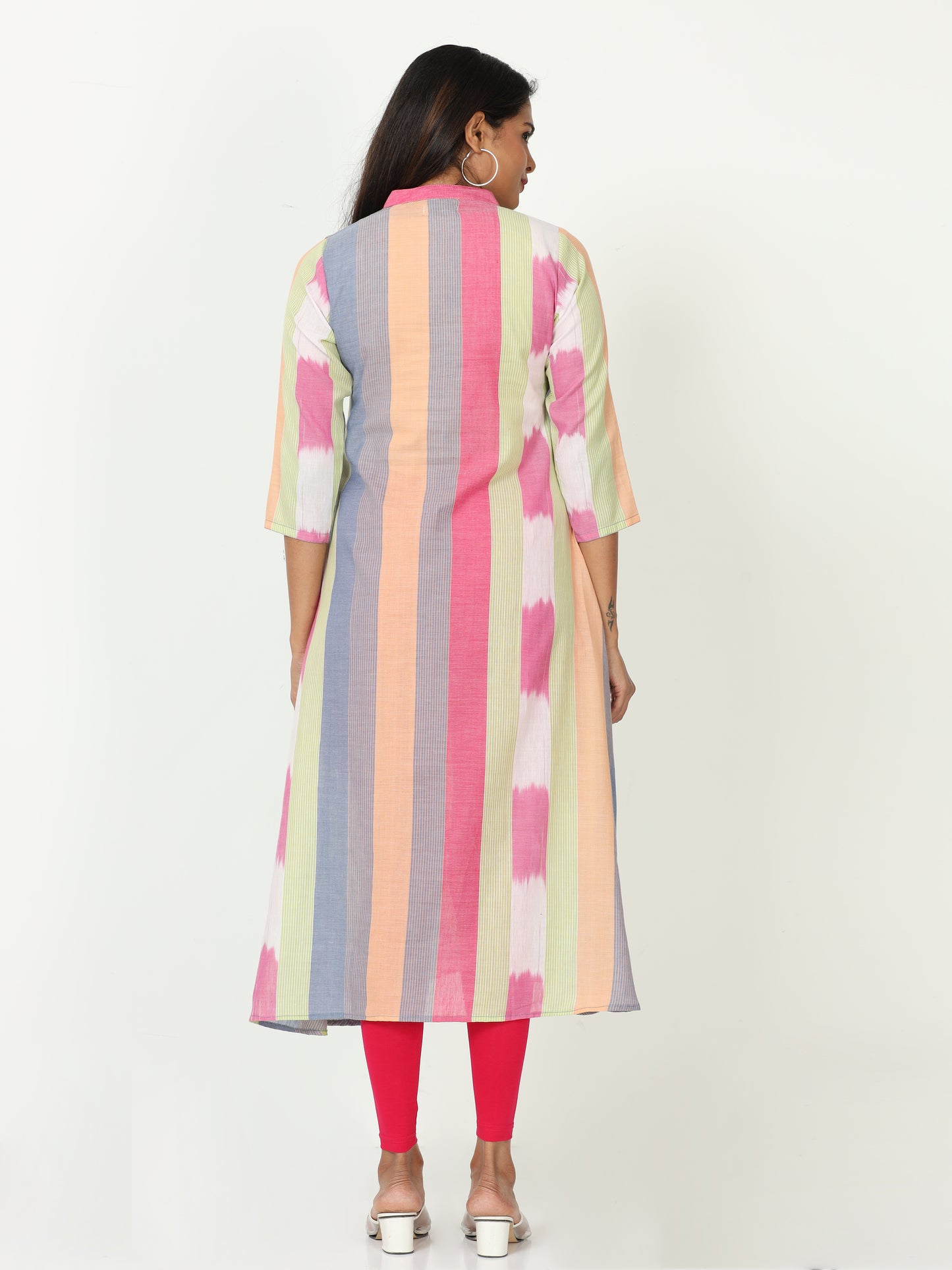 Cotton Ikat Long Kurta