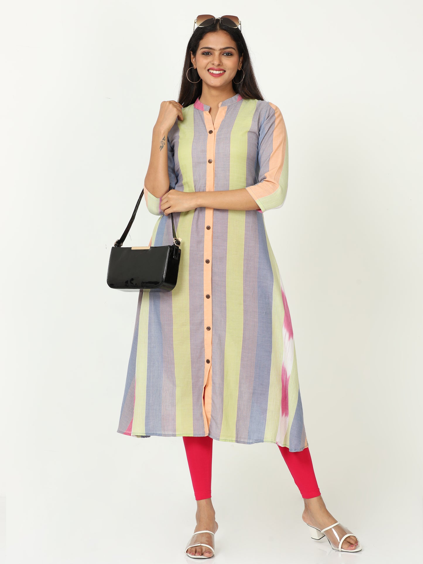 Cotton Ikat Long Kurta