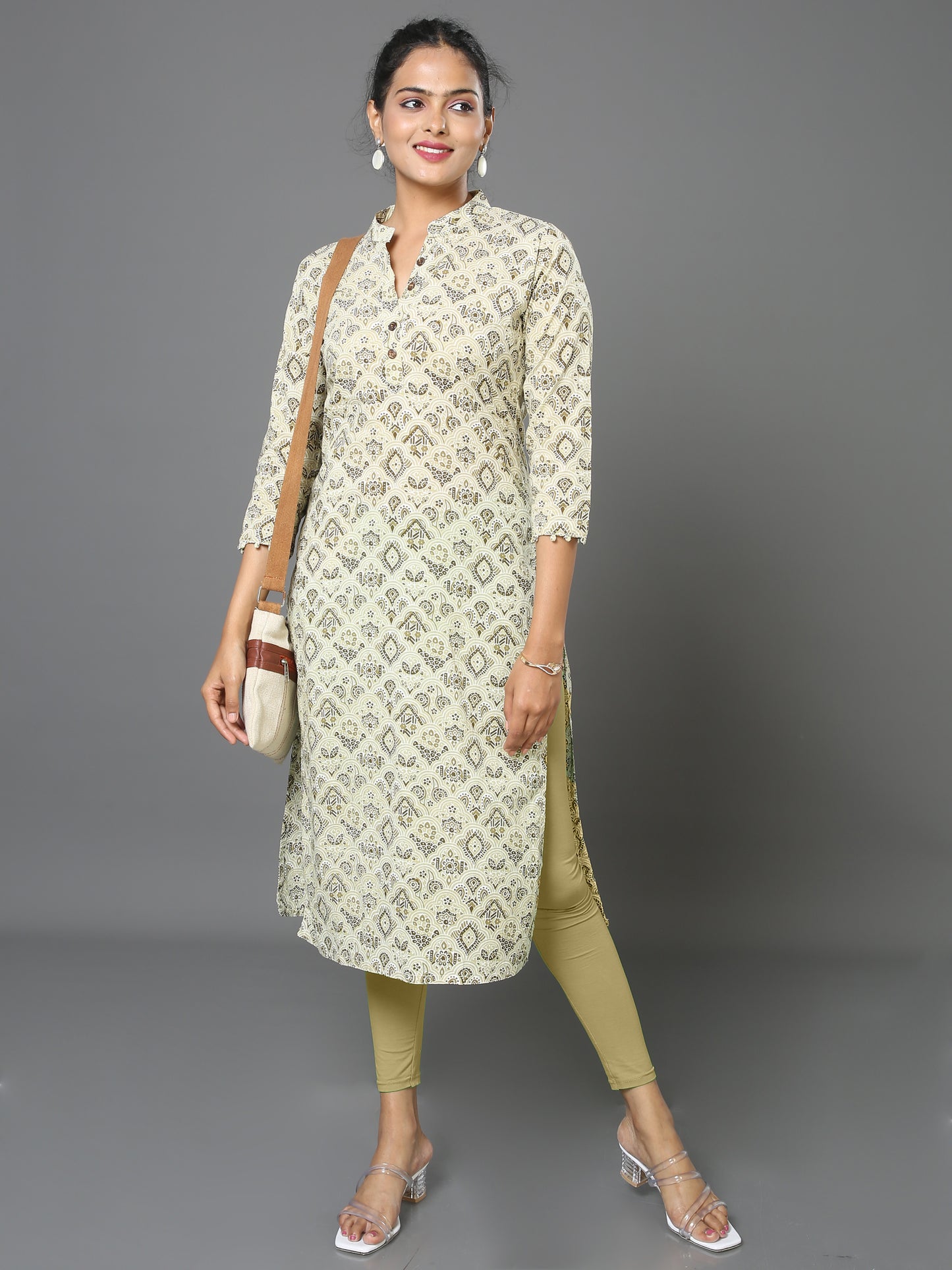 Cotton Block Printed Long Kurta