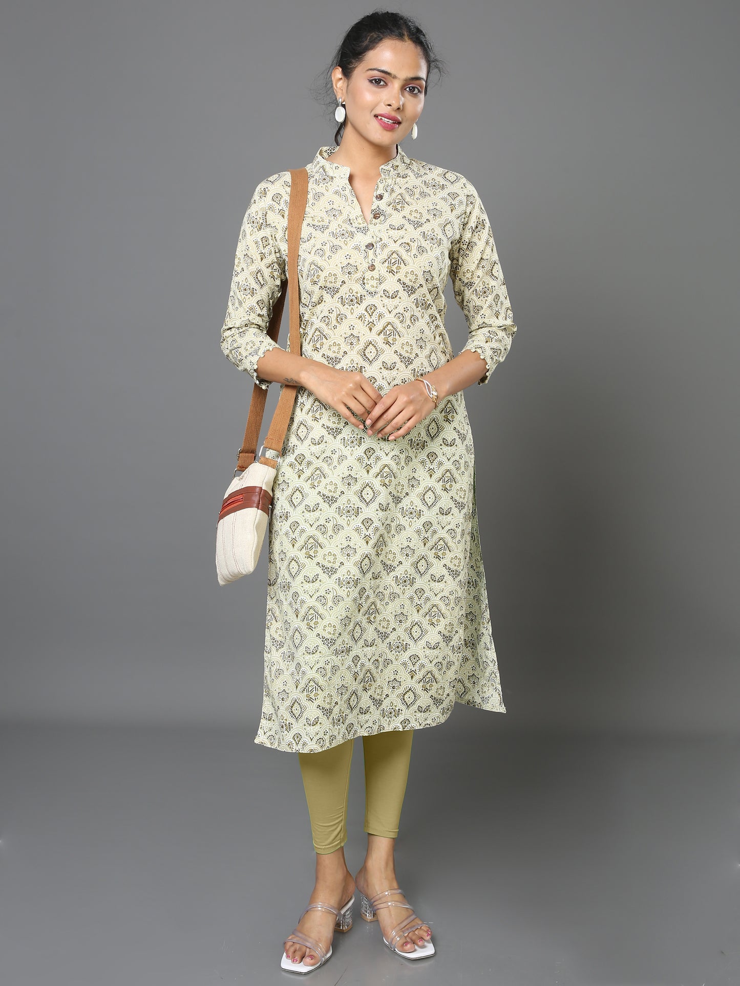 Cotton Block Printed Long Kurta