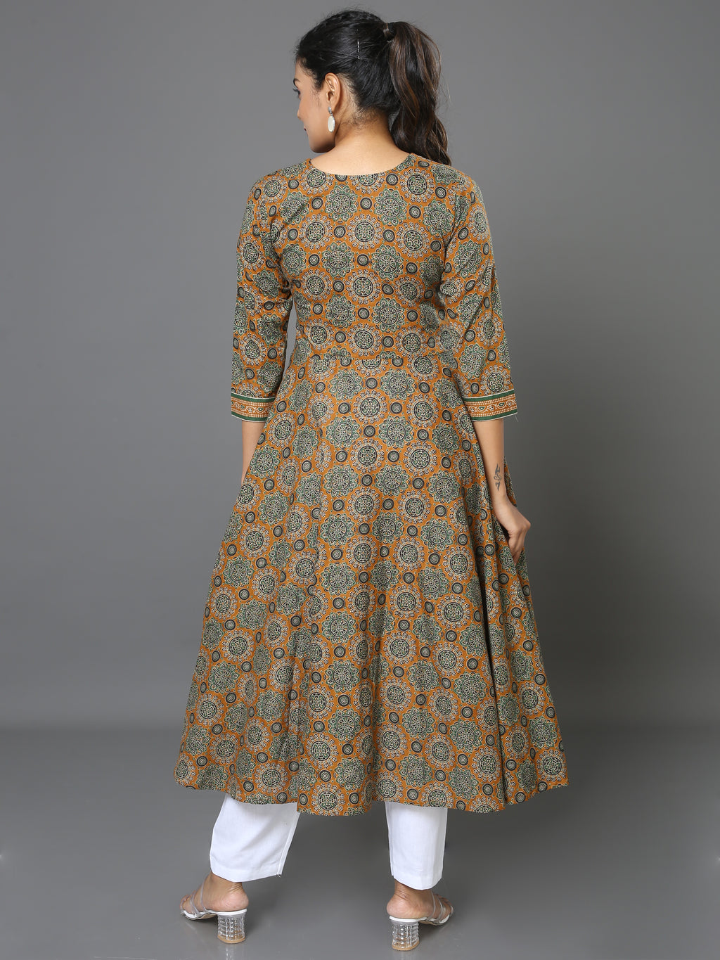Cotton Flared Long Kurta
