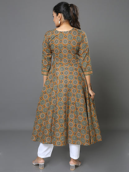 Cotton Flared Long Kurta