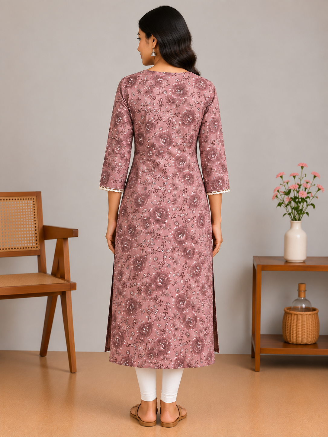 Zoya Cotton Printed Long Kurta