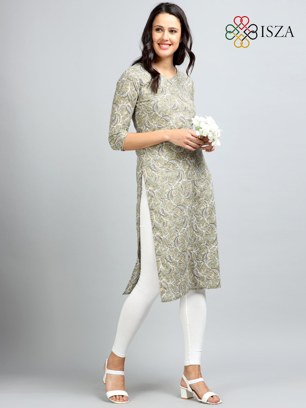 Cotton Block Printed Long Kurta
