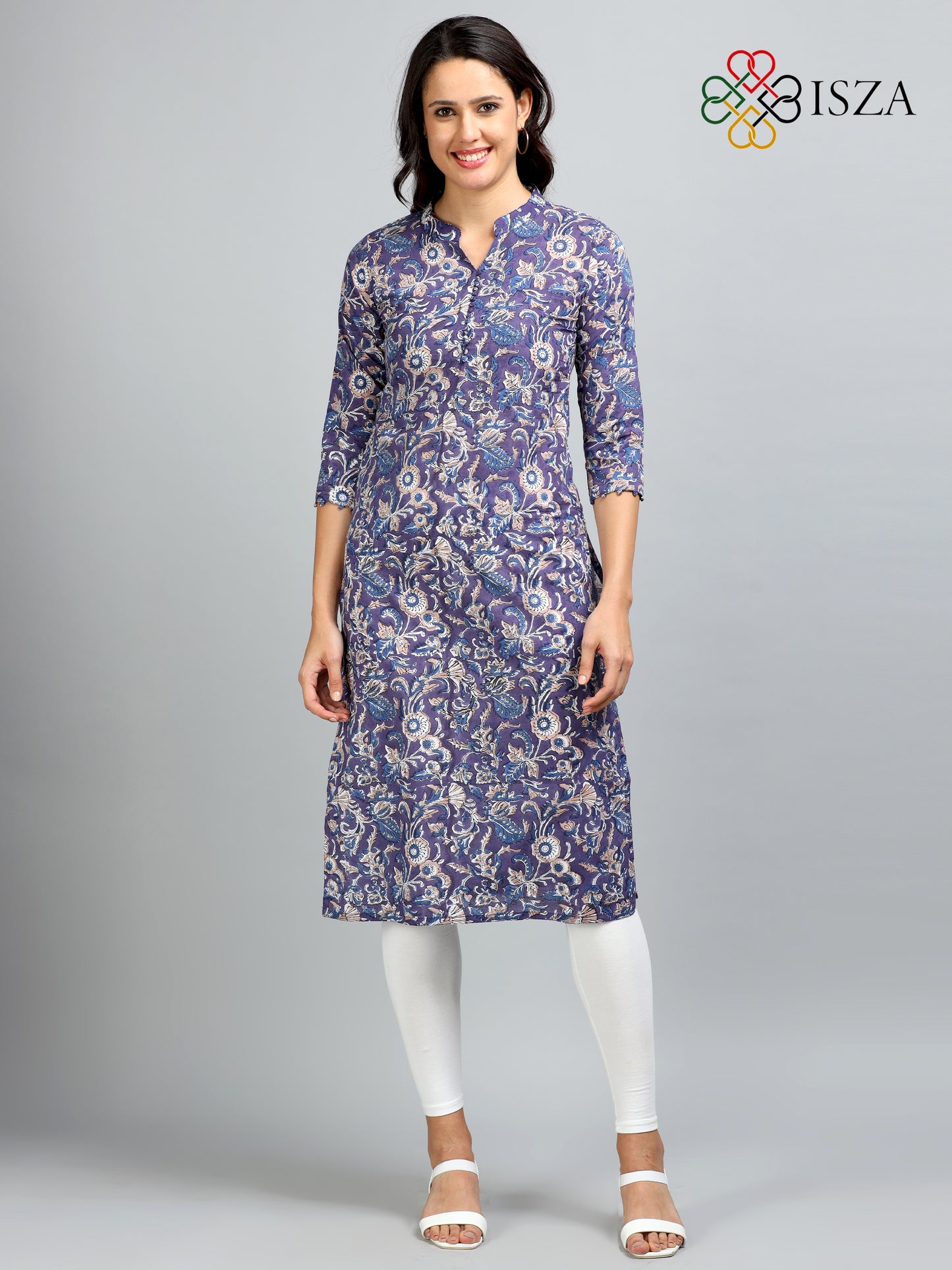 Cotton Block Printed Long Kurta