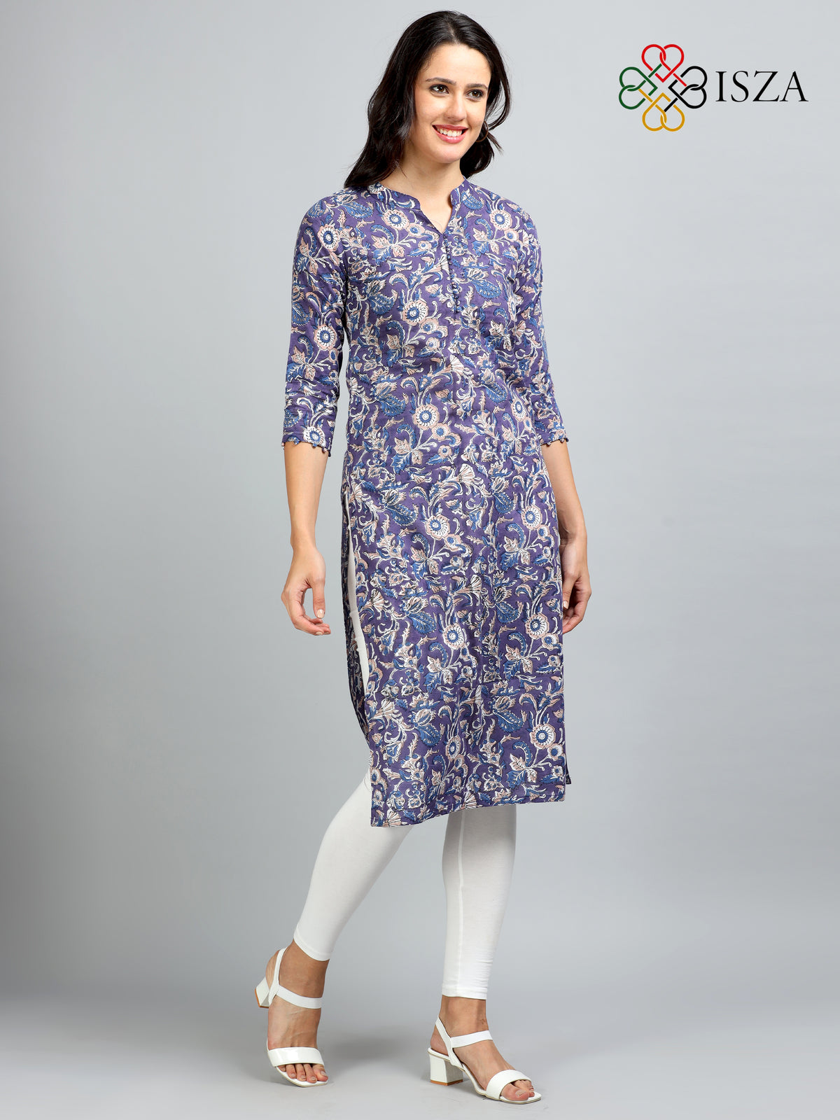 Cotton Block Printed Long Kurta