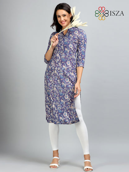 Cotton Block Printed Long Kurta