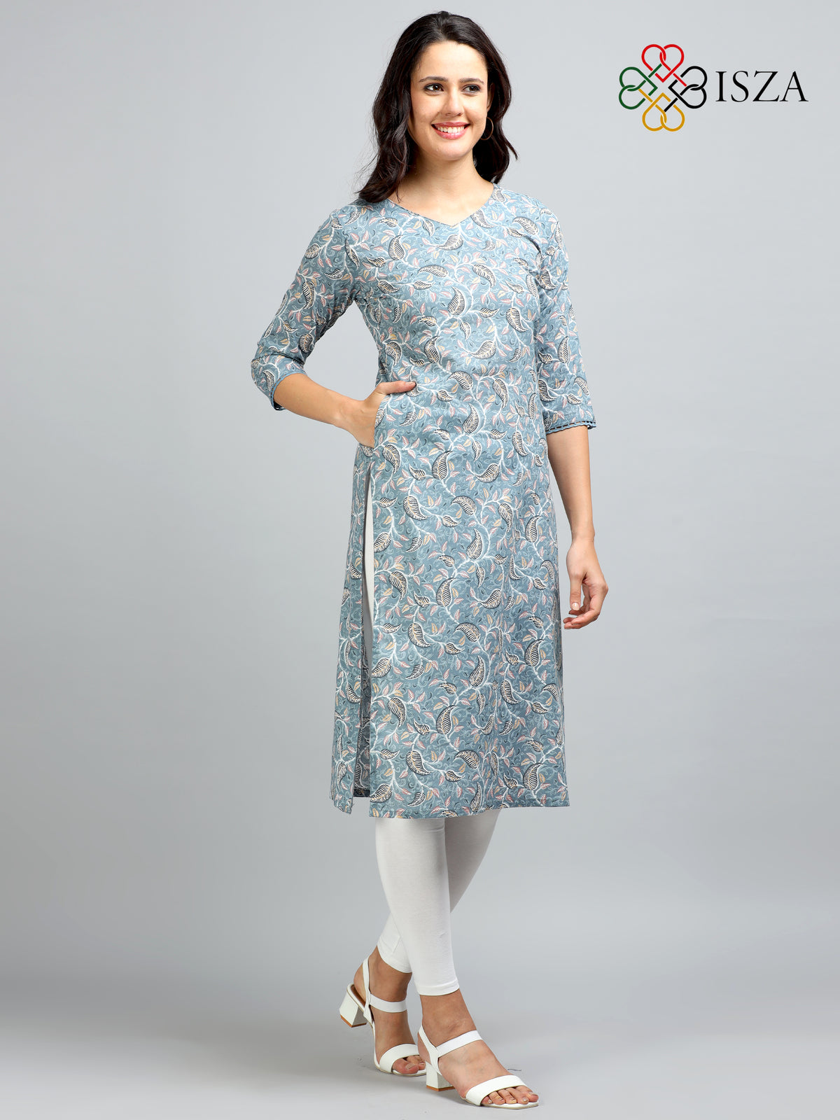 Cotton Block Printed Long Kurta
