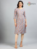 Cotton Block Printed Long Kurta