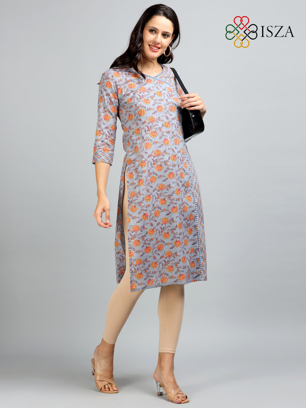 Cotton Block Printed Long Kurta
