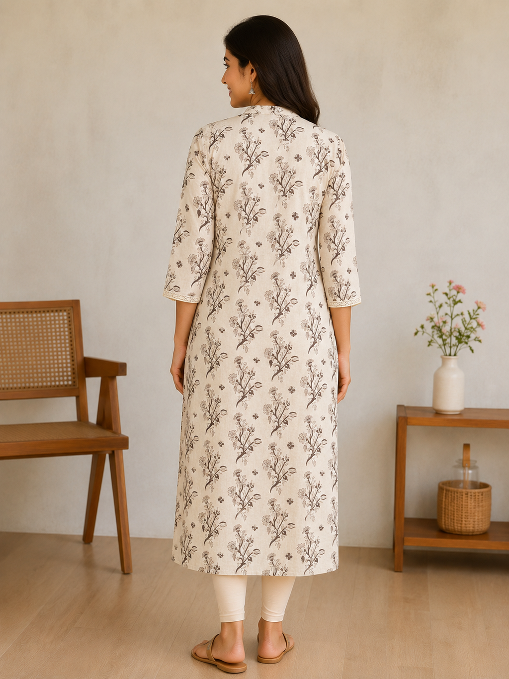 Meher Cotton Printed Long Kurta