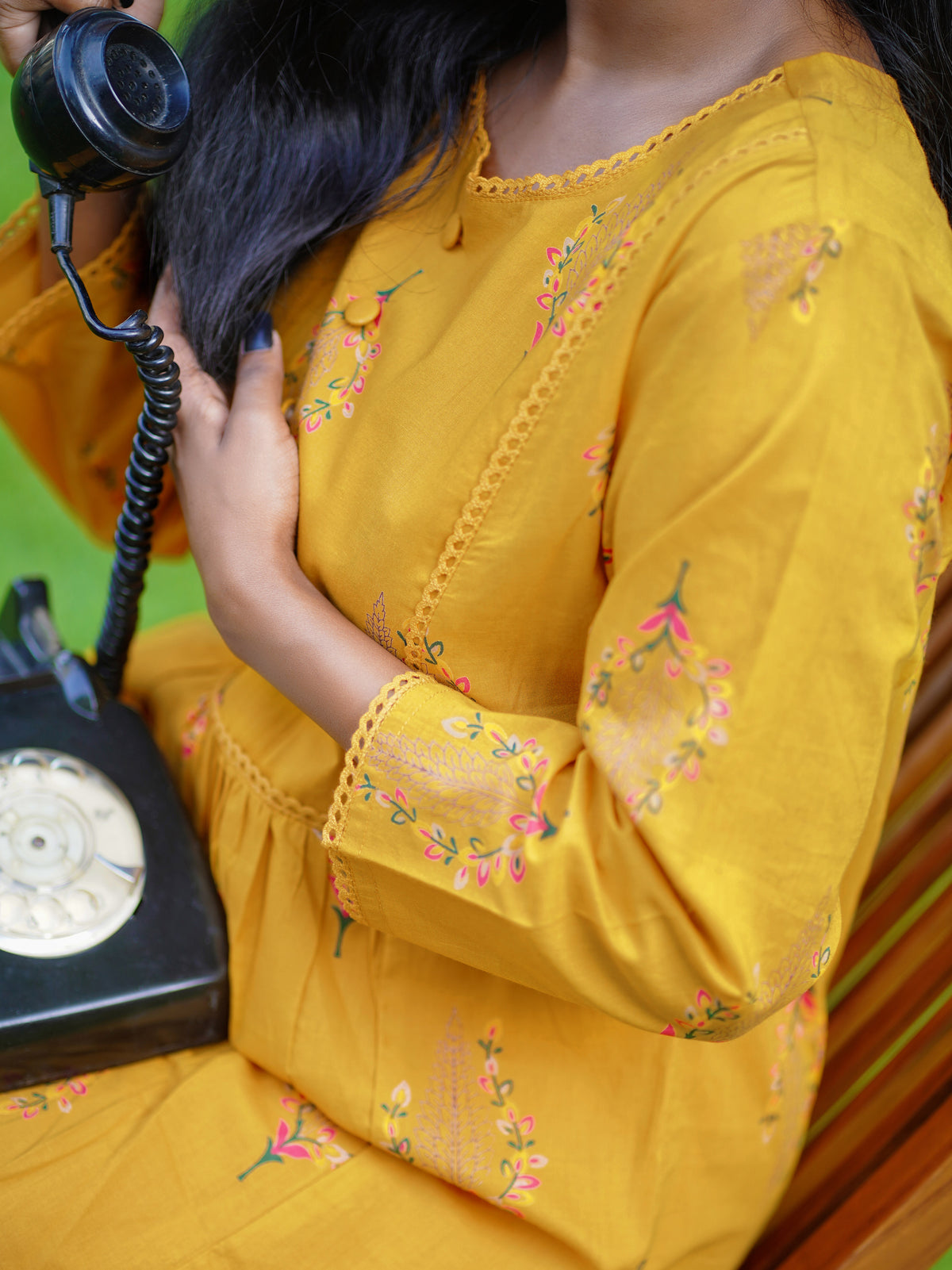 Cotton Block Printed Long Kurta