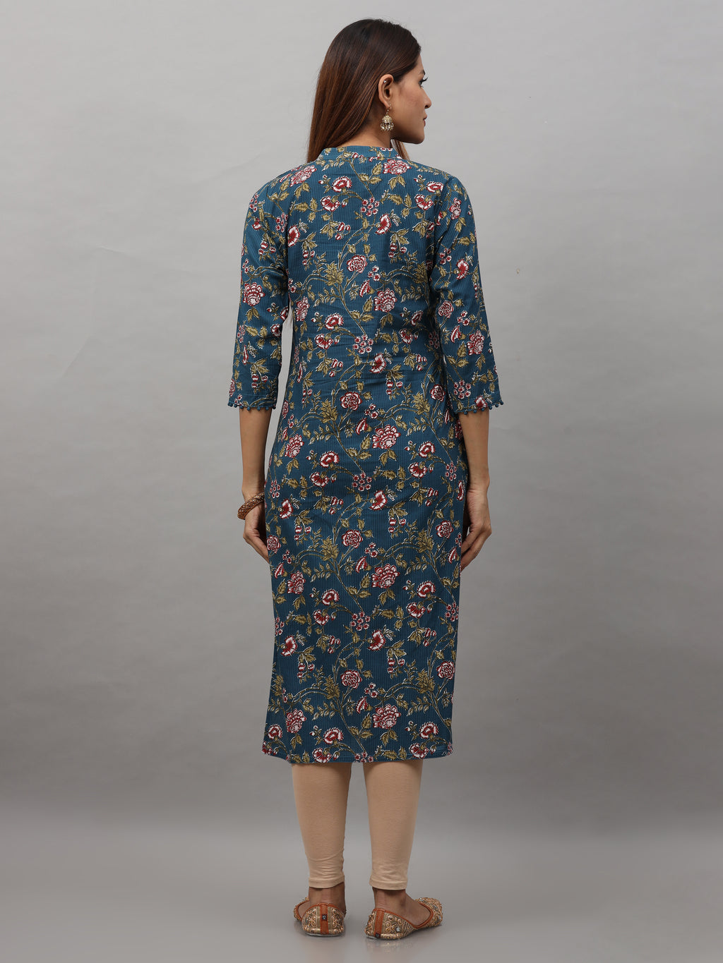 Cotton Block Printed Long Kurta