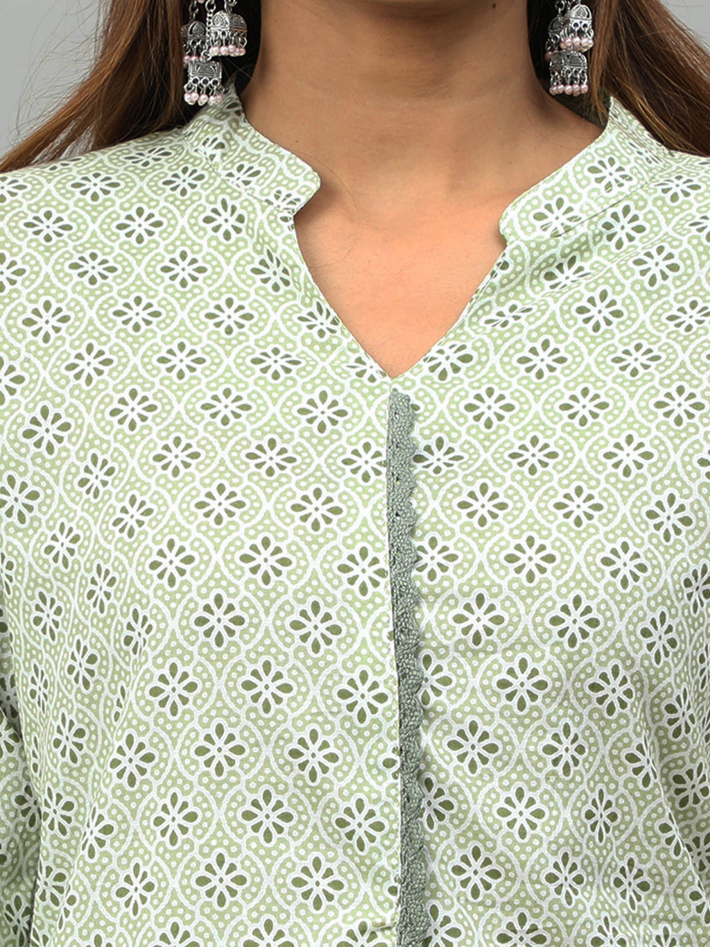Cotton Block Printed Long Kurta