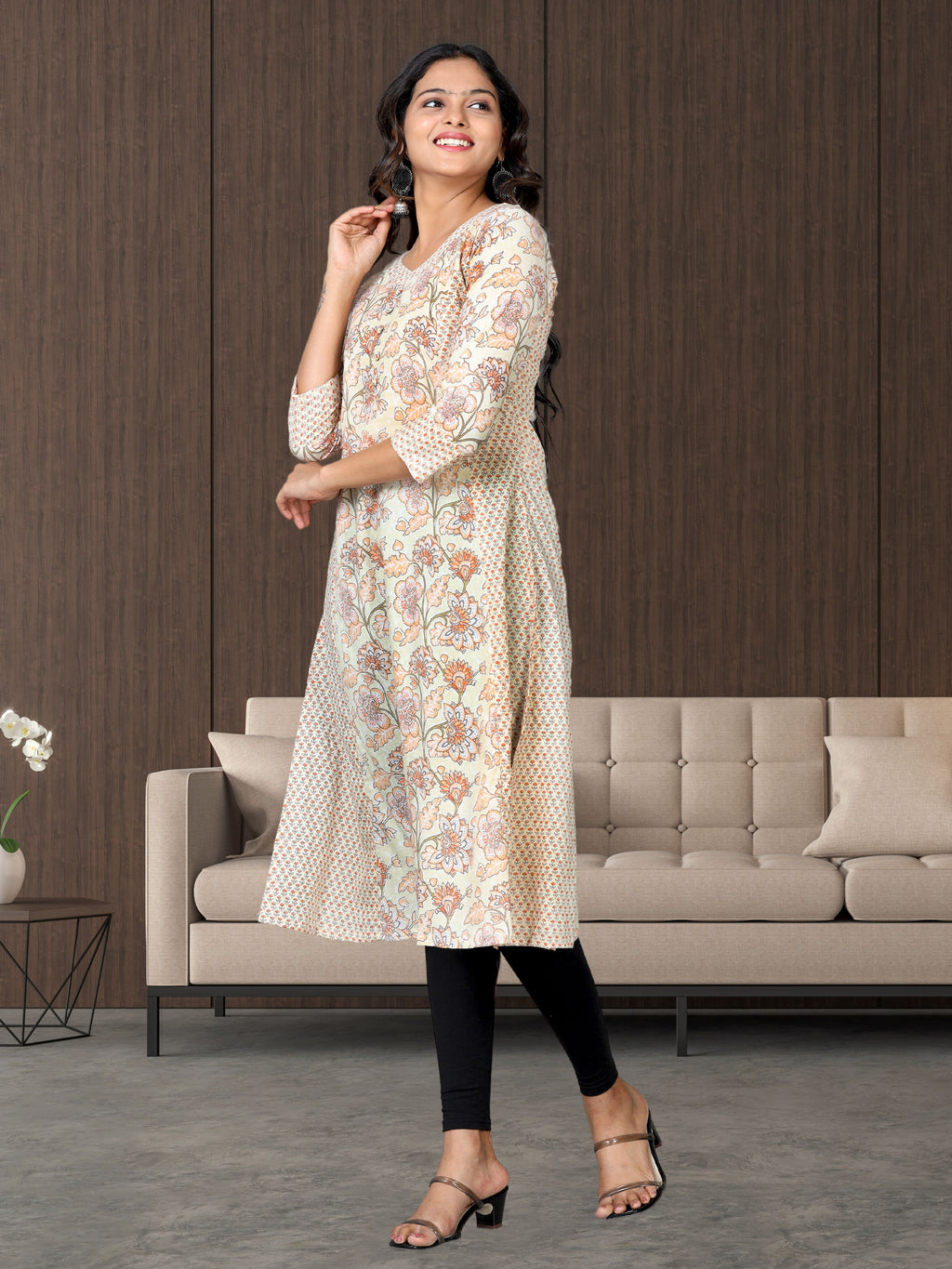 Cotton Block Printed Long kurta